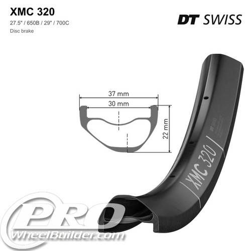 DT SWISS XMC 320 CARBON DISC BRAKE RIM