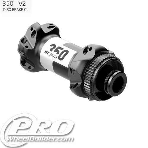 DT SWISS 350 2021 + STRAIGHT PULL FRONT BLACK CENTERLOCK DISC HUB