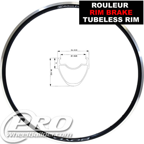 BOYD ROULEUR TUBELESS RIM BRAKE RIM
