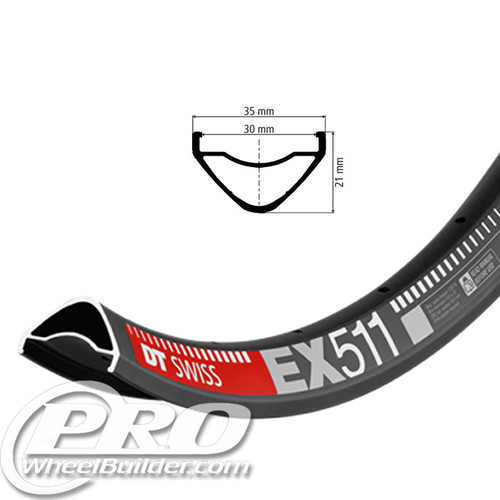 DT SWISS EX 511 DISC BRAKE RIM