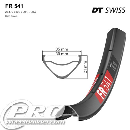 DT SWISS FR 541 DISC BRAKE RIM