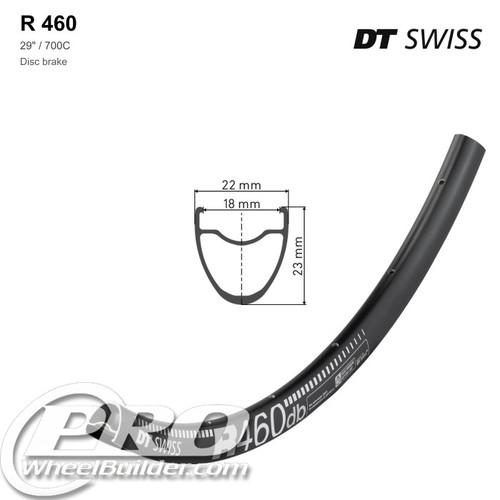 DT SWISS R 460 DISC BRAKE RIM
