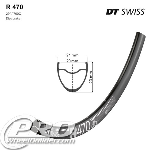 DT SWISS R 470 DISC BRAKE RIM