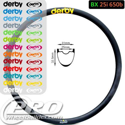 DERBY CARBON BX 25i DISC RIM