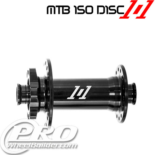 INDUSTRY 9 1/1 MTB FRONT BLACK ISO 6 BOLT DISC HUB
