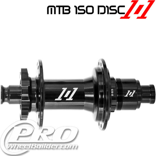 INDUSTRY 9 1/1 MTB REAR BLACK ISO 6 BOLT DISC HUB