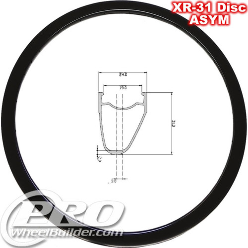 KINLIN XR 31 DISC ASYM RIM