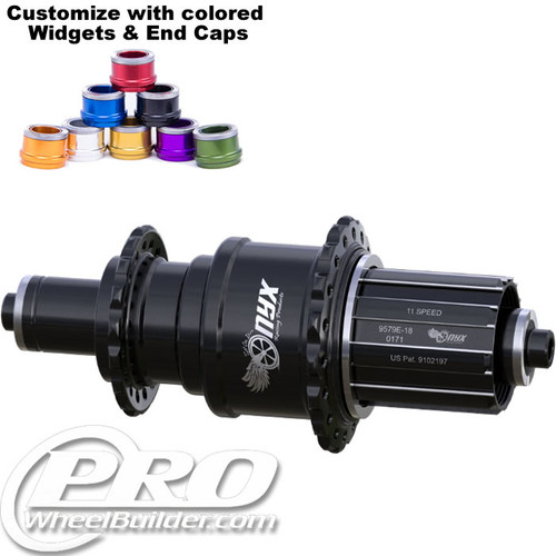 Boyd 85 Road Rear Black Hub, 5x130, 254g | ProWheelBuilder