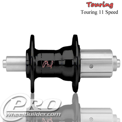 Phil Wood Touring Rear Hub, 5x130, 503g | ProWheelBuilder