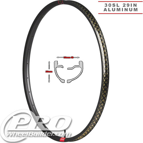 Reserve 30 SL Carbon Fiber Clincher Rim 29in, 27.5in | PWB