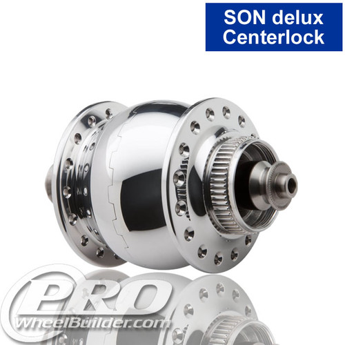 Son Dynamo SON Delux Centerlock Disc Hub, 5x100, 390g | PWB
