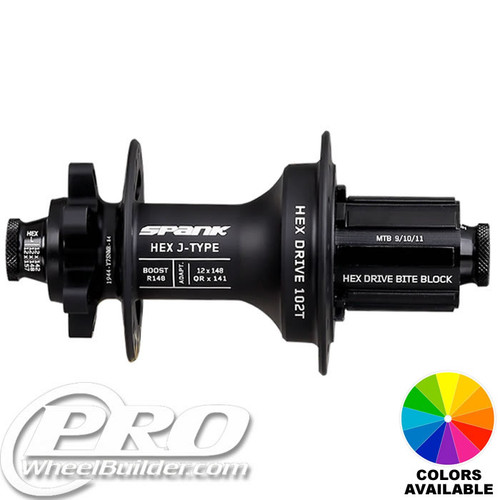 SPANK HEX REAR ISO 6 BOLT HUB
