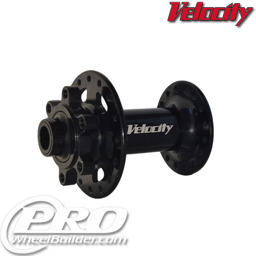 VELOCITY RACE FRONT BLACK ISO 6 BOLT DISC HUB