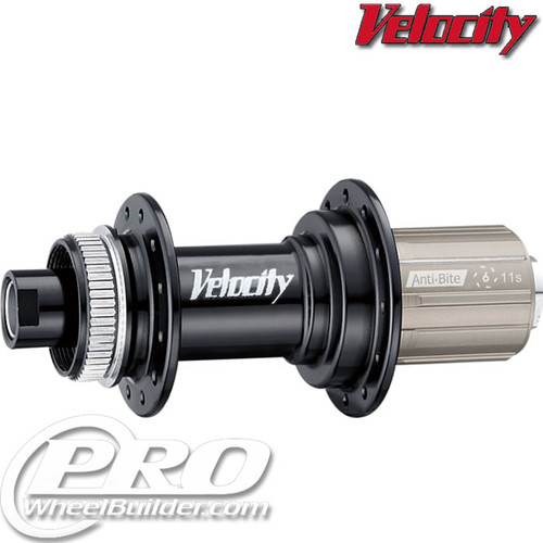 VELOCITY RACE REAR BLACK CENTERLOCK DISC HUB