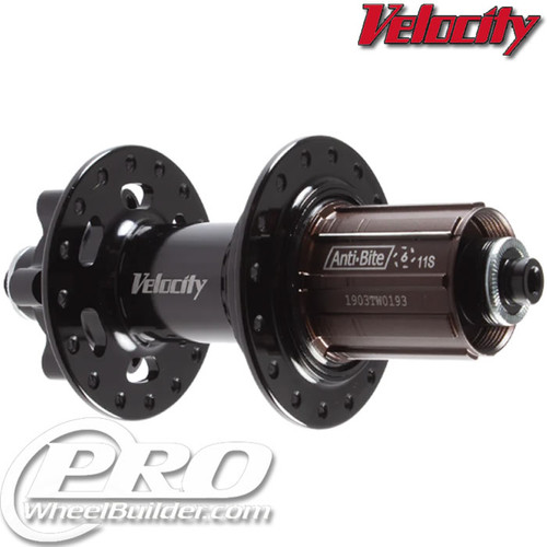 VELOCITY RACE REAR BLACK ISO 6 BOLT DISC HUB