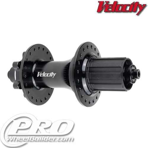 VELOCITY TANDEM REAR BLACK ISO 6 BOLT HUB