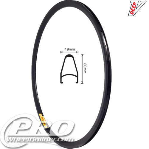 VELOCITY DEEP V DISC BRAKE RIM