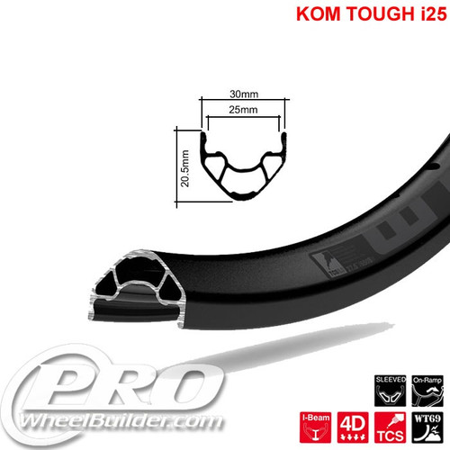 WTB KOM TOUGH TCS I 25 RIM