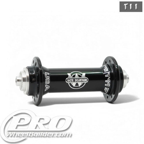 White Industries T11 Front Hub, Black