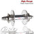 PHIL WOOD TRACK HIGH FLANGE FIXED FIXED REAR HUB