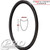 RESERVE 40 GR FRONT CARBON FIBER CLINCHER RIM