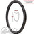 RESERVE 49 TA SL REAR CARBON FIBER CLINCHER RIM