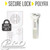 SAPIM POLYAX 14MM 14 GAUGE LOCKING ALLOY NIPPLE