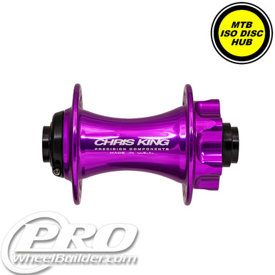 Chris King MTB Front ISO 6 Bolt Disc Hub | ProWheelBuilder