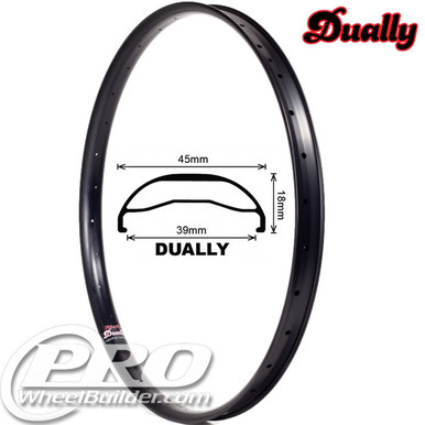 Velocity Dually Rim 29in, 27.5in, 39mm inner | PWB