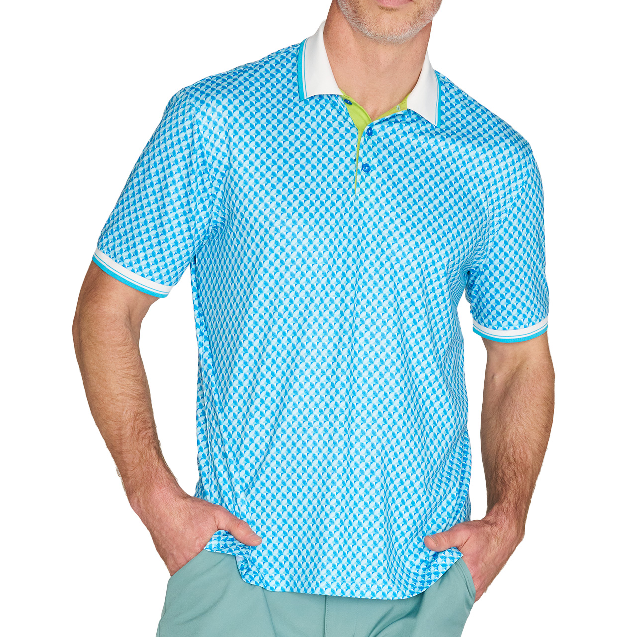 Sunflower Prism Short Sleeve Polo - Nick Graham