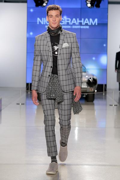 Man in a grey suit