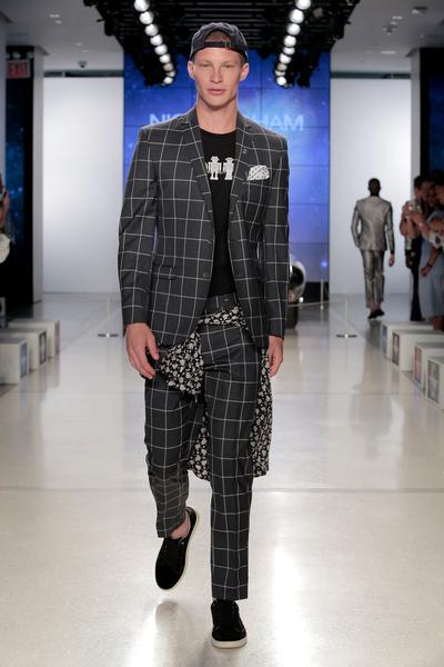 Man in a charcoal suit