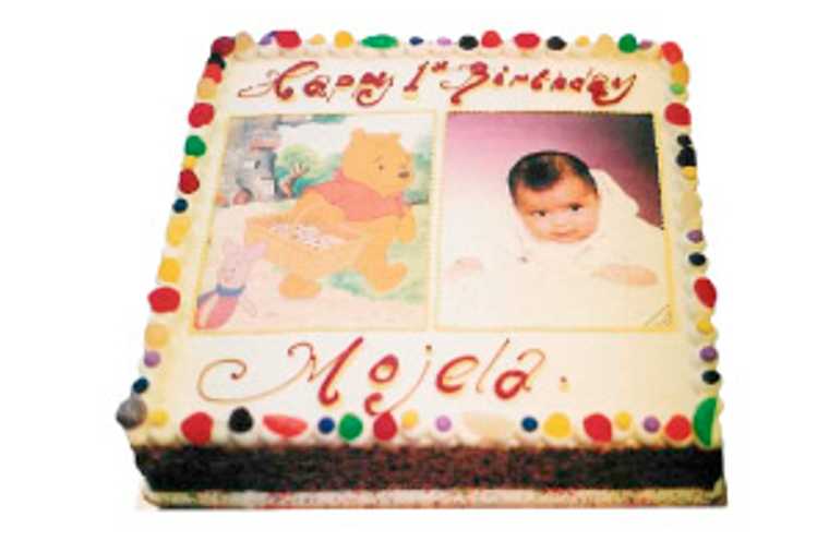 14 Inch Gateaux with Two Photos