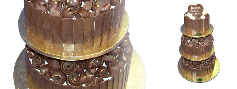 Wedding Cake Chocolate Fence