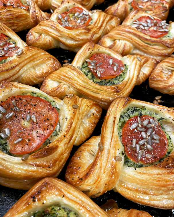 Spinach and Feta Danish pastry