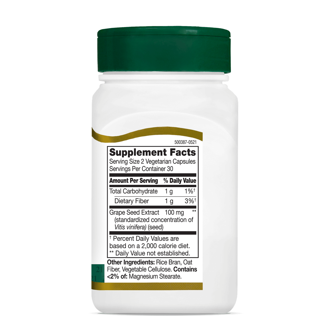 Grape Seed Extract, Standardized, 100mg by 21st Century
