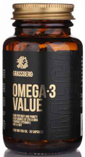 Omega-3 Value 1000mg | 120 Softgels by Grassberg Omega-3 Value 1000mg | 120 Softgels by Grassberg