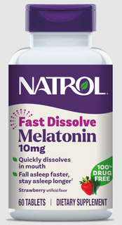 Natrol Melatonin 10mg hurtig opløsning Natrol Melatonin 10mg hurtig opløsning