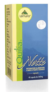 Quilia Notte 360mg, 40 gélules par Lemuria - Excellent avec la mélatonine !
