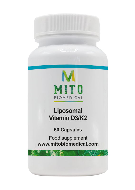 Liposomal Vitamin D3/K2 | 60 V-Caps by MITO Biomedical
