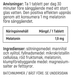 1,9 mg MELATONIN FAST LOSNING - Svenska
