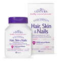 Hair, Skin & Nails - 90 Extra Strength Tablets by 21st Century