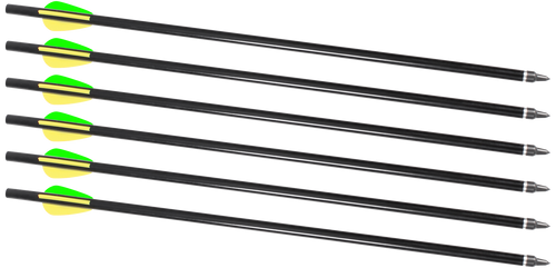 Traditions Crackshot XBR 6 Arrows 16", Aluminum, 6 Pack
