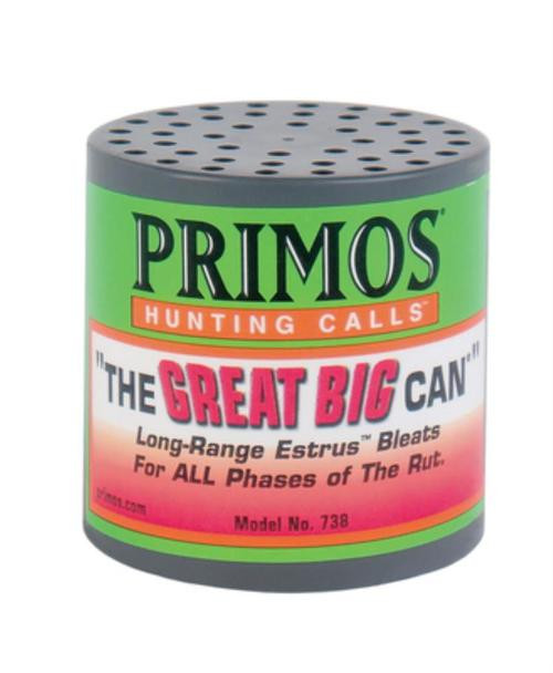 Primos The Great Big Can Doe Bleat Deer Species Can Call Green Plastic