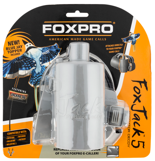 Foxpro FoxJack 5 Blue Jay Species, Gray, Compatible With FoxPro Inferno, Patriot, Spitfire, Wildfire 1 & 2