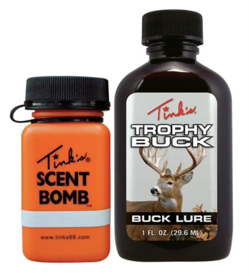 Tinks Trophy Buck Lure 2oz Squirt Top And Scent Bomb