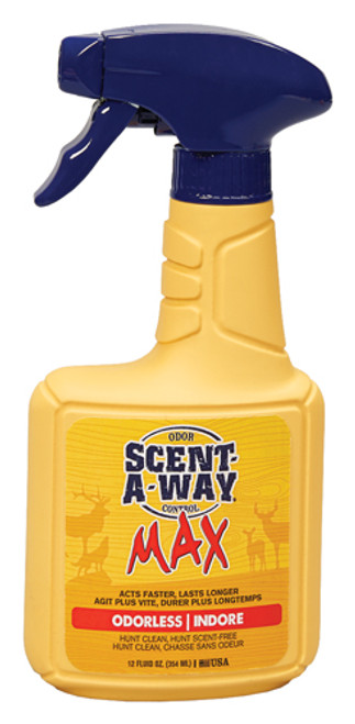 Hunters Specialties Scent-A-Way Max Odor Control Odor Eliminator Odorless 12 oz