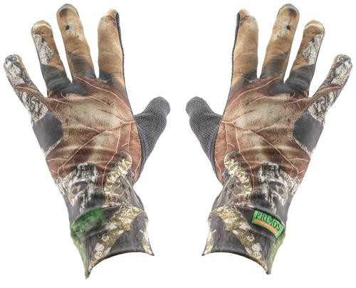 Primos Stretch Fit Gloves Sure Grip Palm Mesh One Size Fits Most Mossy Oak