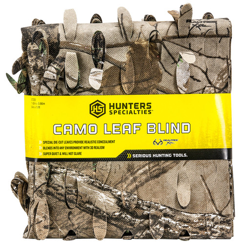 Hunters Specialties Camo Leaf Blind Realtree Xtra Spun-Bonded Polyester 56" x 30'