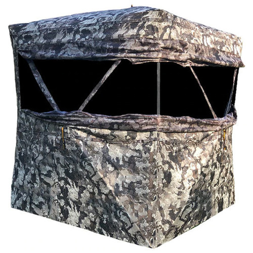 Walkers Infinity 2 Person Ground Blind Cervidae 600D Coated Fabric 58" x 58" x 72"